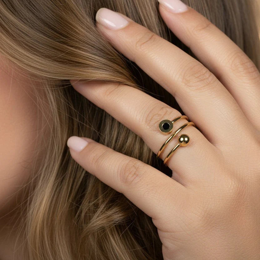 Lumiere Eclipse Spiral Ring