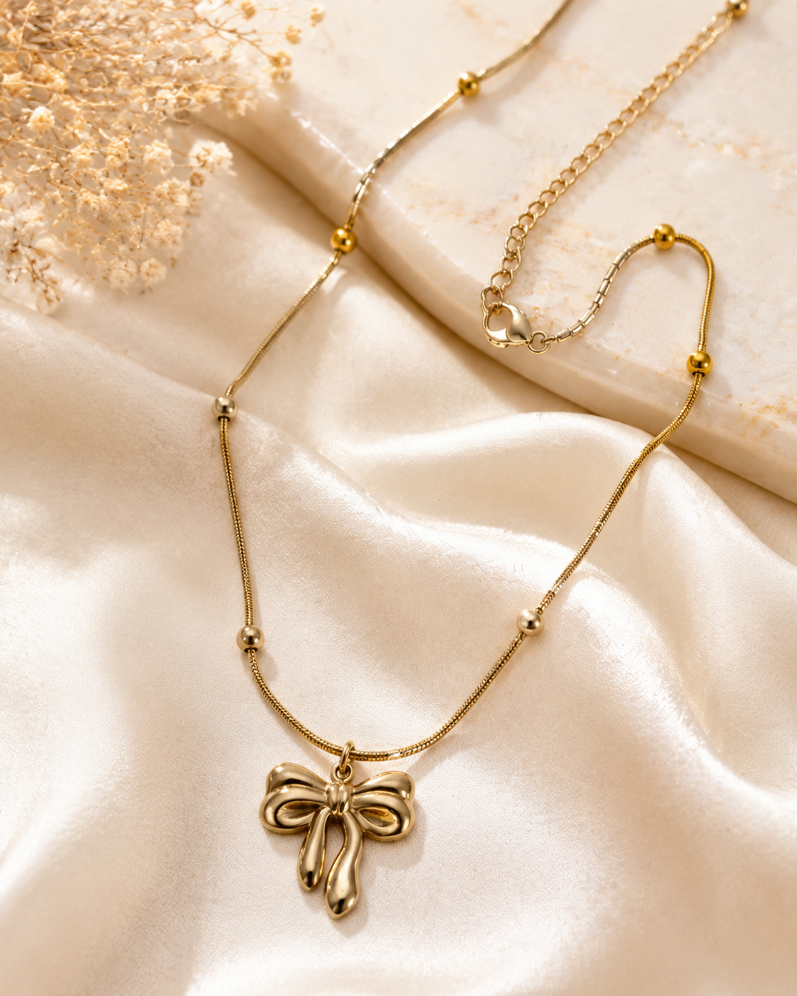 🎀 Timeless Bow Necklace – Elegant Gift Edition 🎀