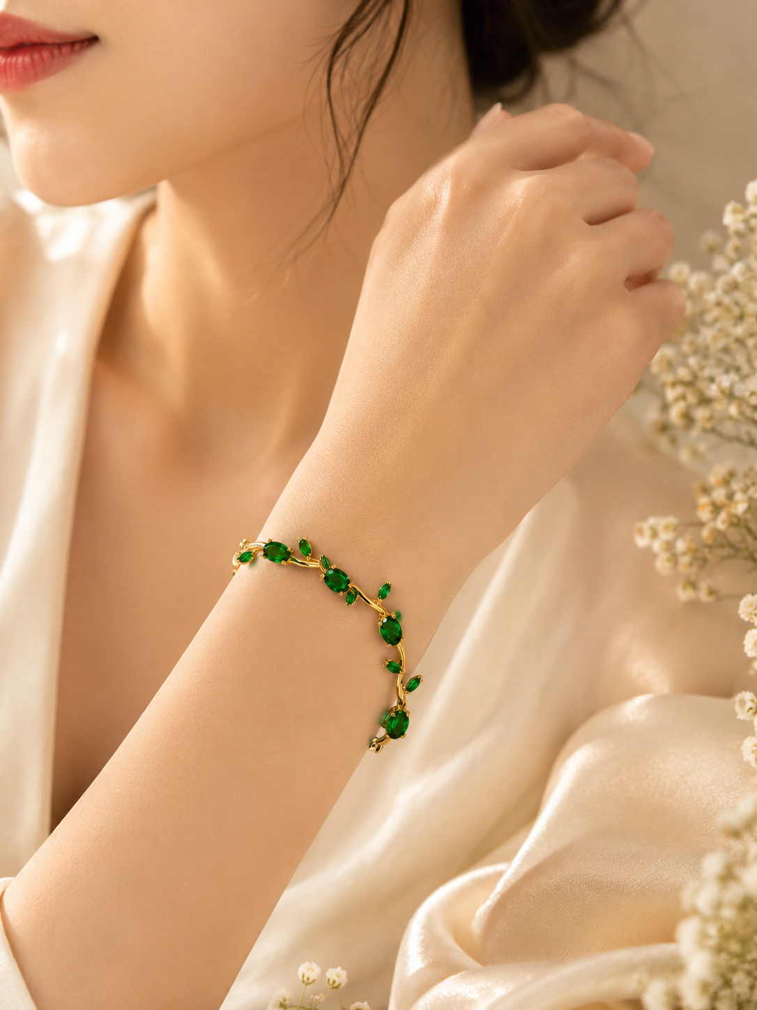 💚 Emerald Vine Bracelet 💚