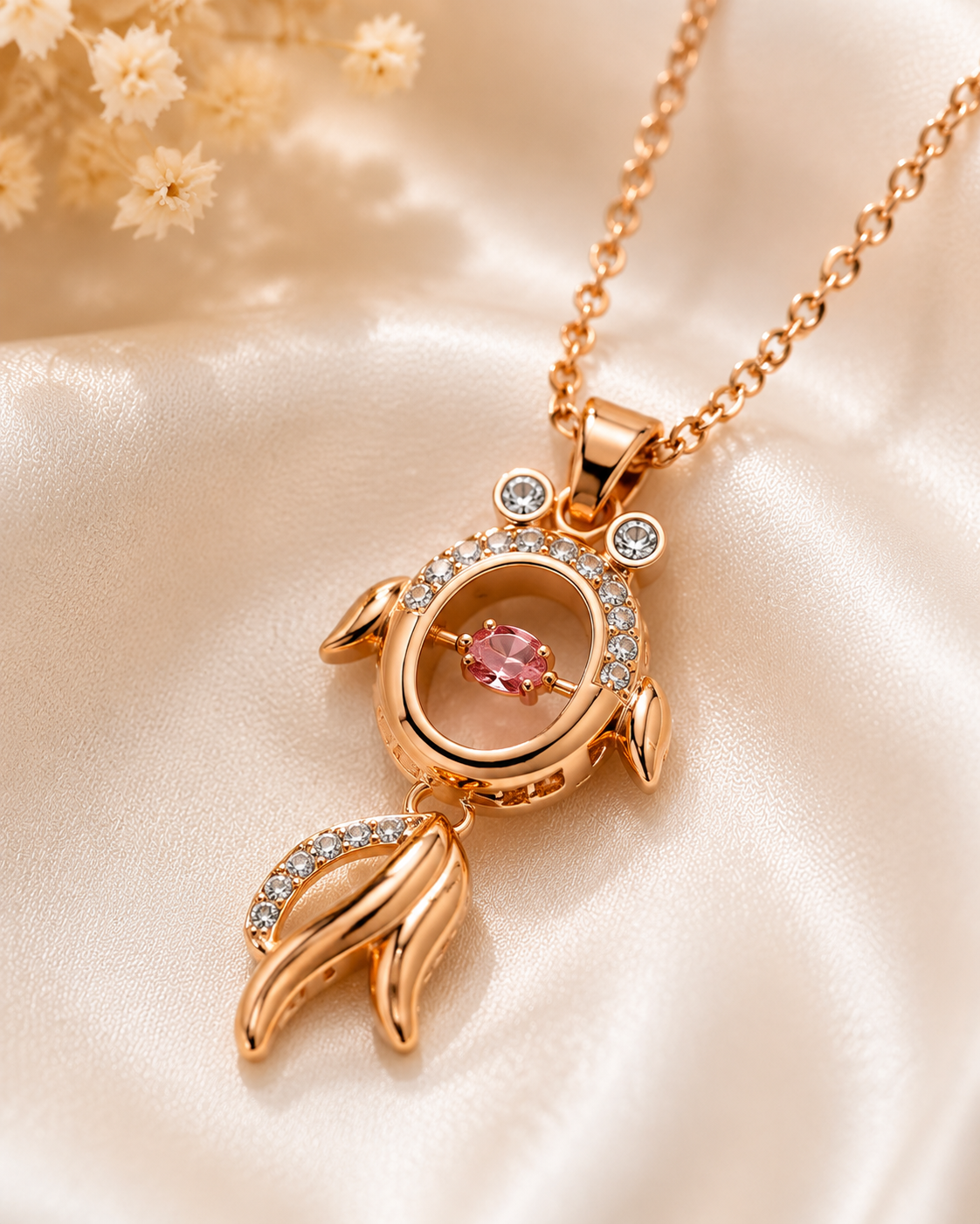 ✨ Gold Fish Rose Gold Necklace ✨