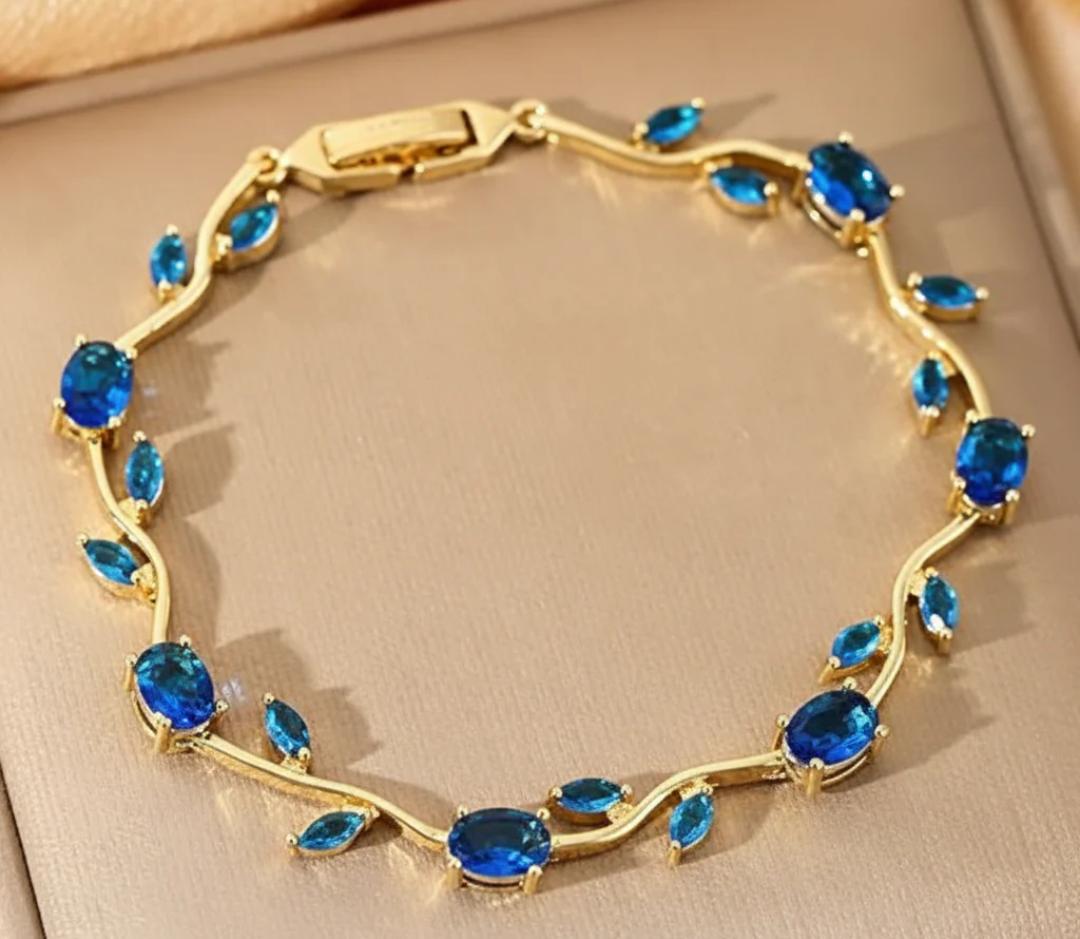 💙 Sapphire Tulip Bracelet 💙