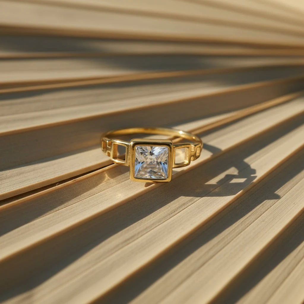 Mosaic Lumiere Square Ring