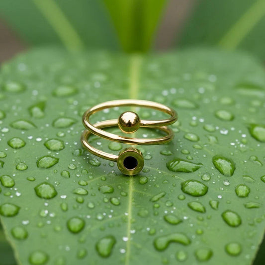 Lumiere Eclipse Spiral Ring